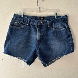 Women's Lee Denim Cutoff Shorts - Vintage Non-stretch Denim - Fits like Size 32